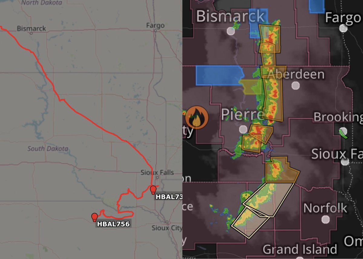 SuttonGottaKnow's tweet photo. @professornez Prolly just a coincidence … “weather” balloons up over TX, ND &amp; SD for days just before “flash” floods occurs in those states. https://t.co/AFWU0o0zlD