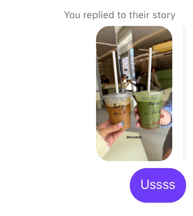 MichaelaOkla's tweet image. Really into replying “ussss” when my friends post things with quite literally a different friend of theirs