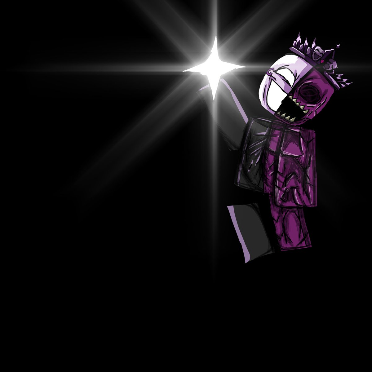 john_doe242's tweet image. decided to draw the two faced man whos tomorrow #Forsaken #noli #forsakenart #roblox