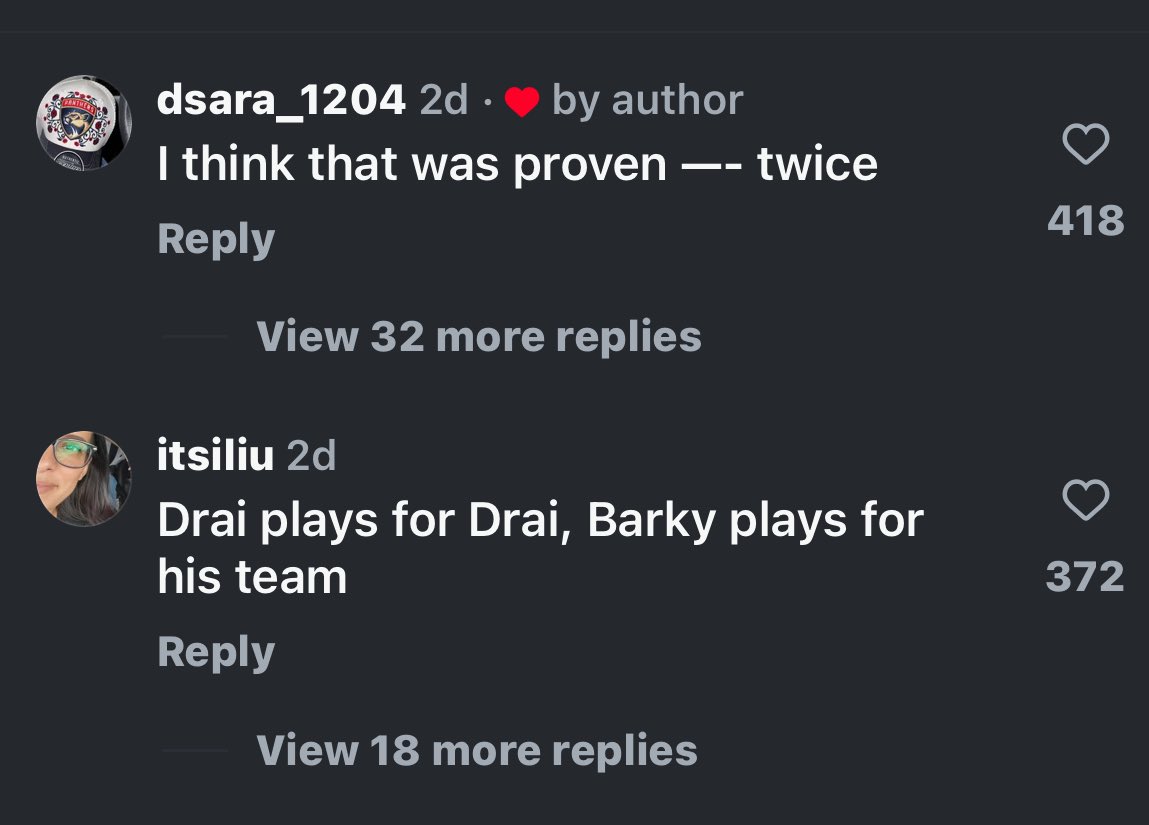zkhofer44's tweet image. Can we have a serious talk about how Barkov has quickly become the most overrated player in all of hockey? I see people having him ahead of guys like Leon and Kuch, and the justification is always his 2 cups that he wasn’t even the best player on his team for 😭😭
