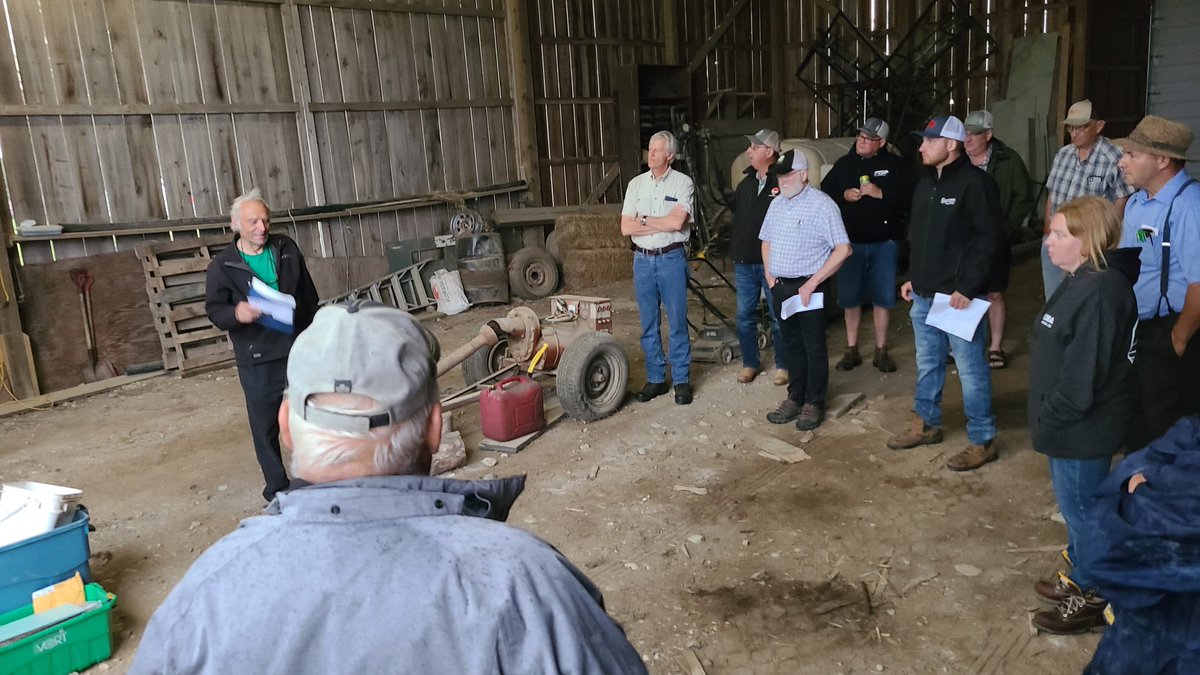 Otipemisiwak's tweet image. Great twilight farm tour of onfarm climate research + nitrogen management trials in Wellington #livinglabs @OntarioSoilCrop @HeartlandSCIA @SoilNetwork #soilhealth #ontag #cdnag