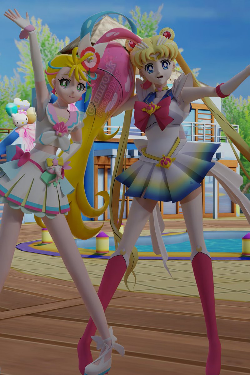 Glamrockfremmer's tweet photo. My favorite 2021 magical girls
Models by LeomarineMMD , MetraPhilia , UnluckyCandyFox and MijumaruNr1
#mmd #precure #sailormoon #curesummer #mmdblender #セーラームーン #キュアサマー https://t.co/GvJ9LLtZla