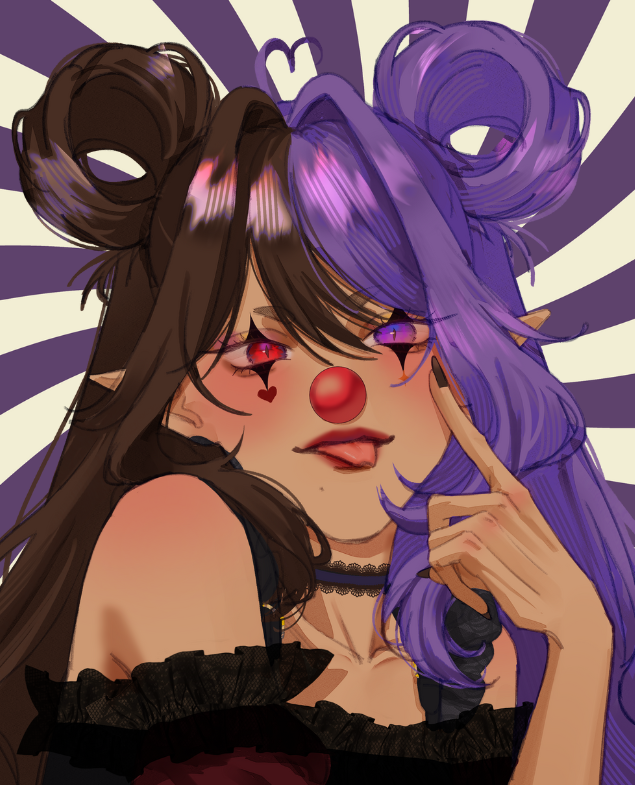 🎪 3 DAY TIL DEBUT 🩸

🤡DIZZY HEADSHOT :D 

🟣THANK YOU <a href="/Joelwanttosleep/">Joe🌈✨️</a> FOR THE AMAZING ART