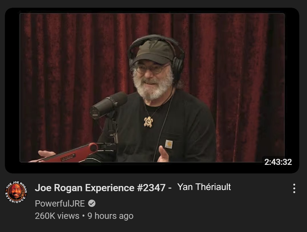 C'est dommage que Le Stream ne soit plus sur X. Je suppose que Yan est rendu sur Blue Sky a pleurer avec les autres.