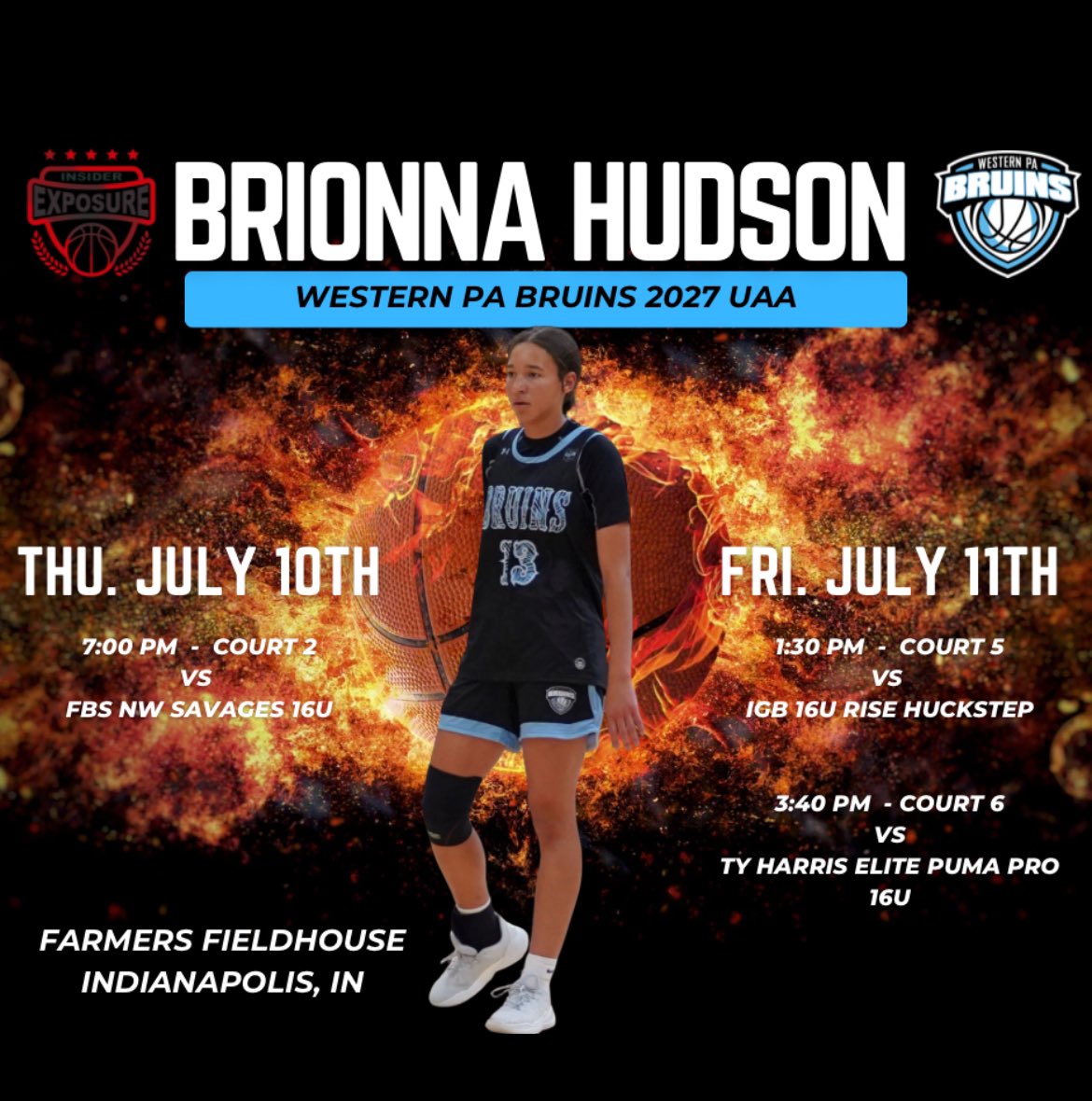 Brionna Hudson (@brionnahudson13) on Twitter photo Come check me and my teammates out this live period in Indiana!! <a href="/WpaBruins27/">WPABruinsUAA2027</a> <a href="/WPABruinsAAU/">WPABruinsAAU</a> <a href="/Coach_Woj/">Rachel Wojdowski</a> Come check me and my teammates out this live period in Indiana!! <a href="/WpaBruins27/">WPABruinsUAA2027</a> <a href="/WPABruinsAAU/">WPABruinsAAU</a> <a href="/Coach_Woj/">Rachel Wojdowski</a>