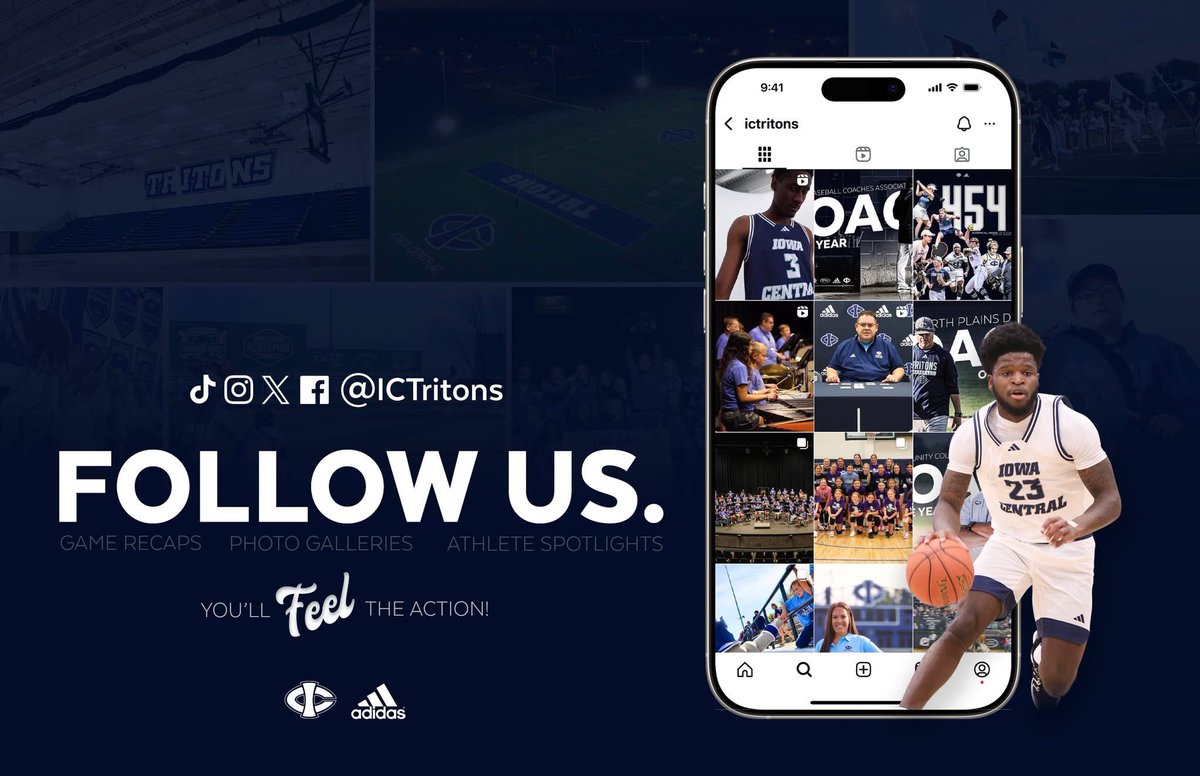 ICTritons's tweet image. Hey #TritonFans! Make sure you follow us on Instagram, TikTok, and Facebook too! Photo galleries, video recaps, #TritonTen spotlights, and much more! We love seeing the growth of our channels and sharing all things #TritonNation! 🔱 #TritonExperience #BeATriton #FeelTheAction