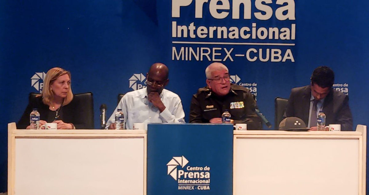 Crecen las acciones violentas y terroristas contra #Cuba 🇨🇺 y sigue la impunidad ante la inacción del gobierno de EEUU

📌 Transcripción de la conferencia de prensa sobre la posición de Cuba contra el terrorismo

🔗cubaminrex.cu/es/crecen-las-…

#NoAlTerrorismo
