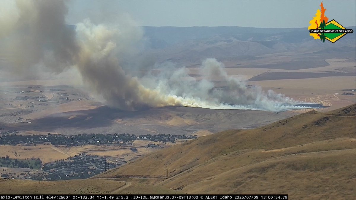NWFireBlog2's tweet image. MIA:  More fire pressers &amp;amp; updates on current #WAwildfires2025.  

Happening Now: #evansroadfire  Ingram &amp;amp; Evans Rds, Asotin Co, WA State USA . State mobe approved by WSP FMO. The exact # of acres and containment status are unknown.  
PC: ID DOL