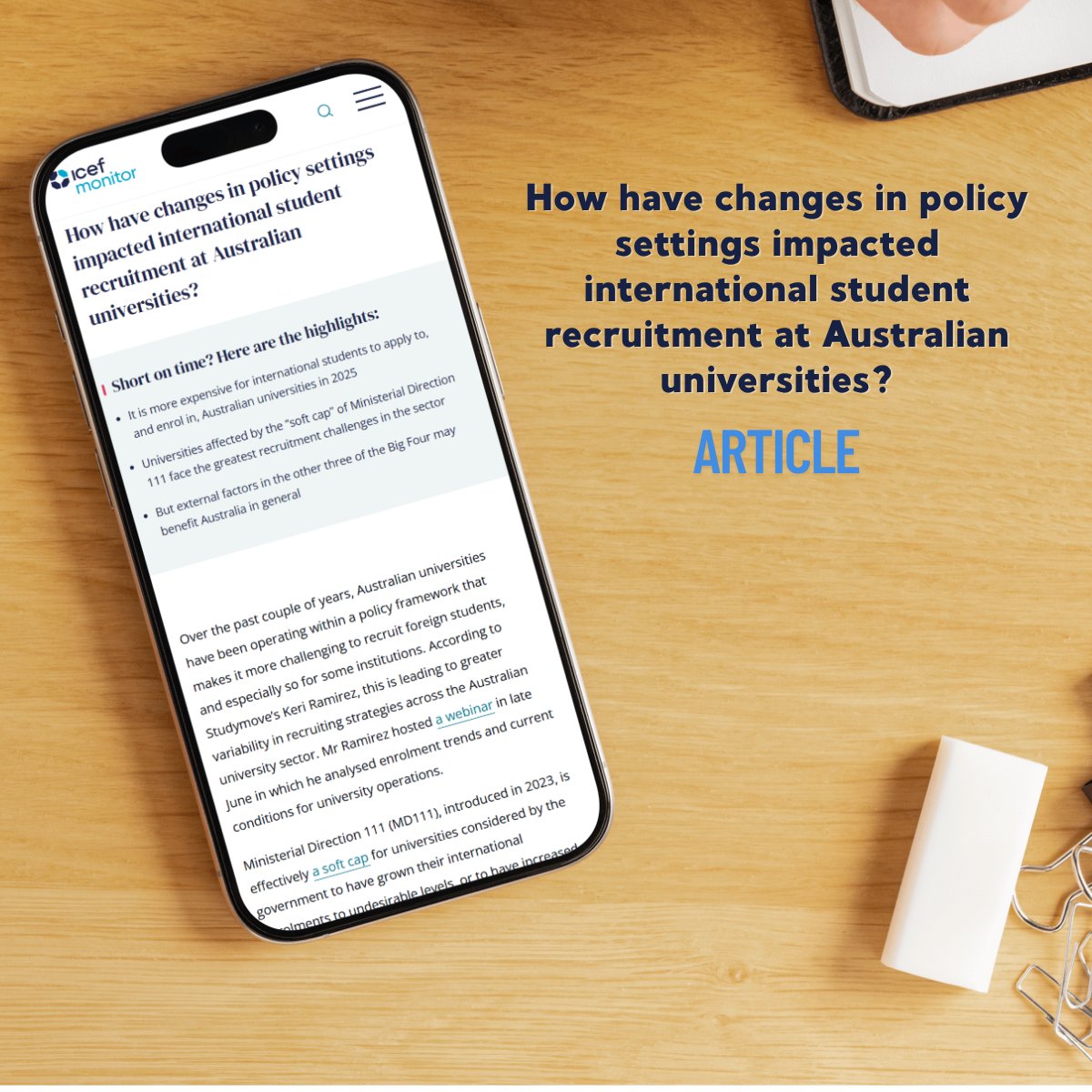 Studymove's tweet photo. 🙏 Thank you to ICEF Monitor for featuring our recent analysis!

We’re grateful to the #ICEF team for highlighting the key insights from our latest Key Data Update in their recent article: https://t.co/aiZQ36YShZ https://t.co/kuAdzmxNrP