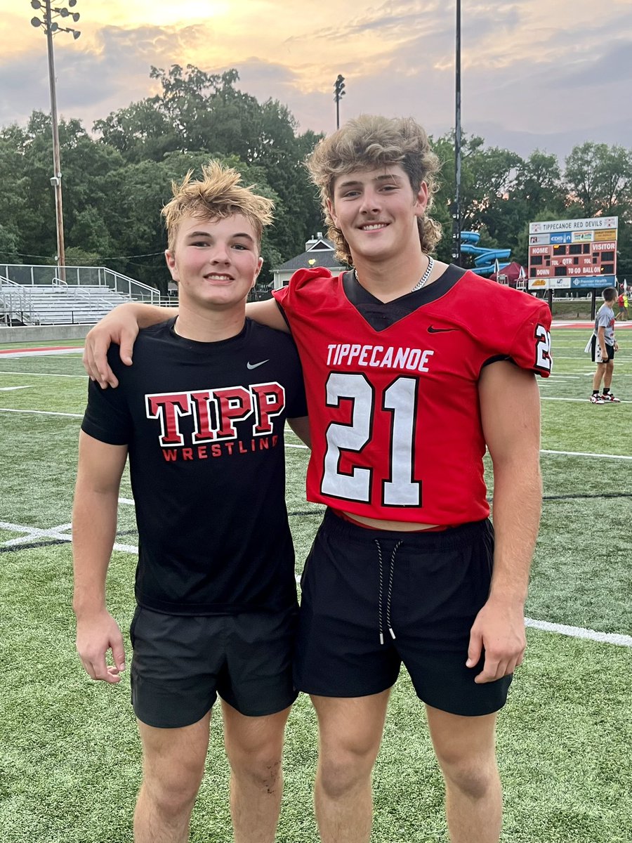 Collinisaac6's tweet image. Senior season is officially here! Had a great time working with future Red Devil footballers, especially this one! @Wyatt_Isaac44 Keep working hard #classof2030 I’ve been with you from the start filming your games from the press box! #littlebrother @TippFB #undefeated…