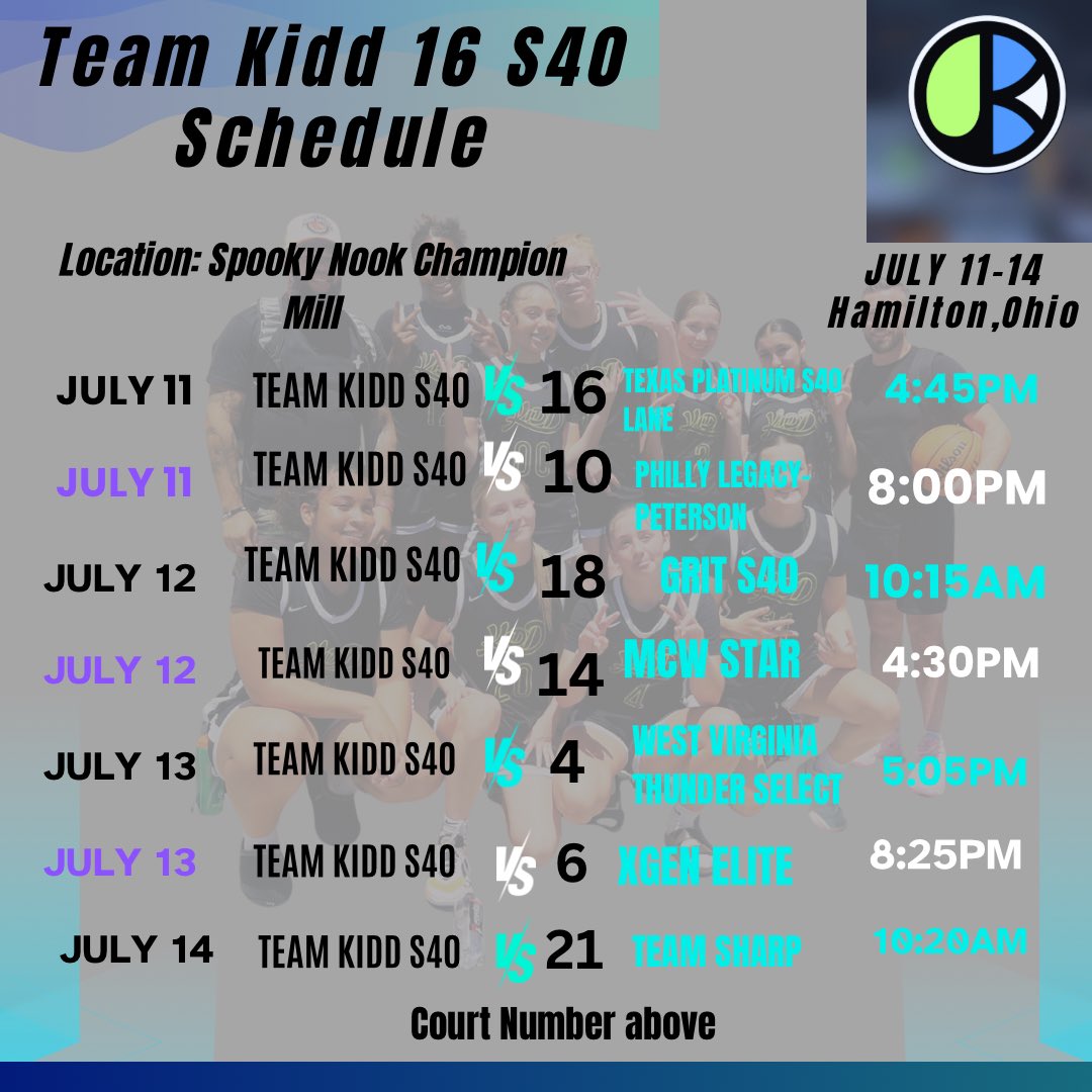 Super Showcase Schedule 📍Spooky Nook Champion Mill <a href="/TheTrainerDante/">Dante Miller</a> <a href="/TeamKiddNorCal/">Team Kidd</a>