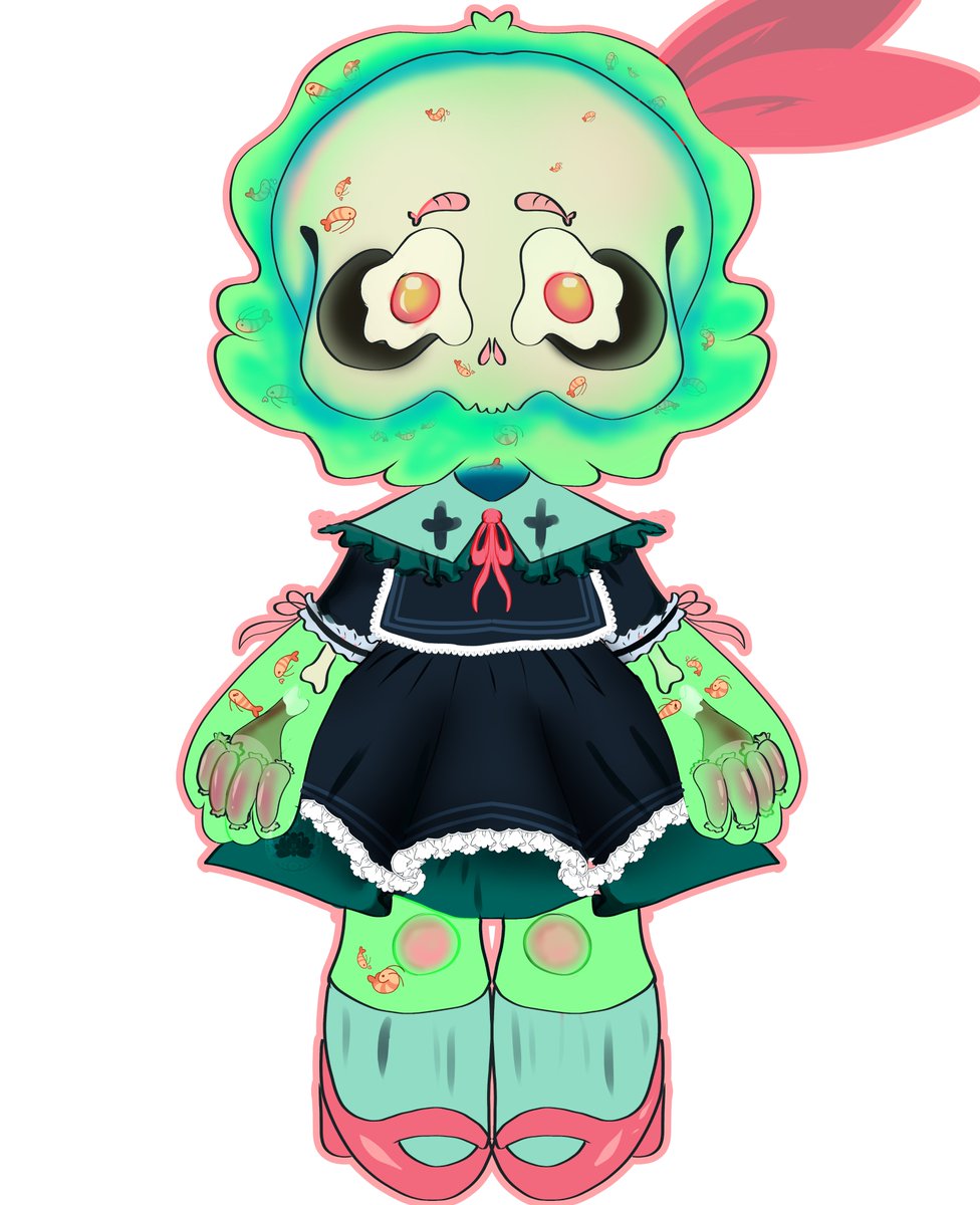 just_oogie's tweet image. 🎨💀 First ArtFight attack of 2025!
Rotting cute + gooey as hell = a perfect warmup 🍬✨
Had SO much fun drawing this spooky babe 💋
#ArtFight2025 #ArtFightAttack #Gorecore #SpookyCute #TheInkwellKitsune #OCArt