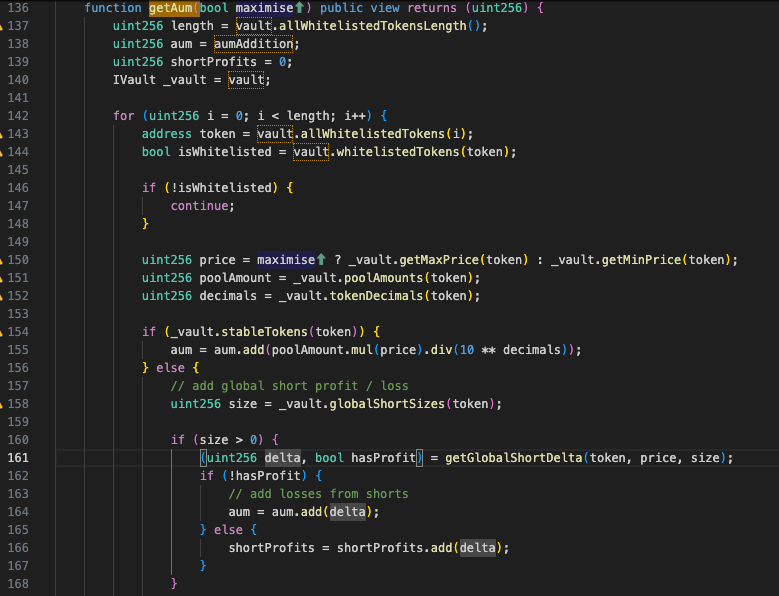 #GMX $40M hack. A hacker manipulates the AUM(Assets Under Management) value that determines the GLP value after minting the GLP and before unstaking GLP by reenter the GMX:Vault to get profit.