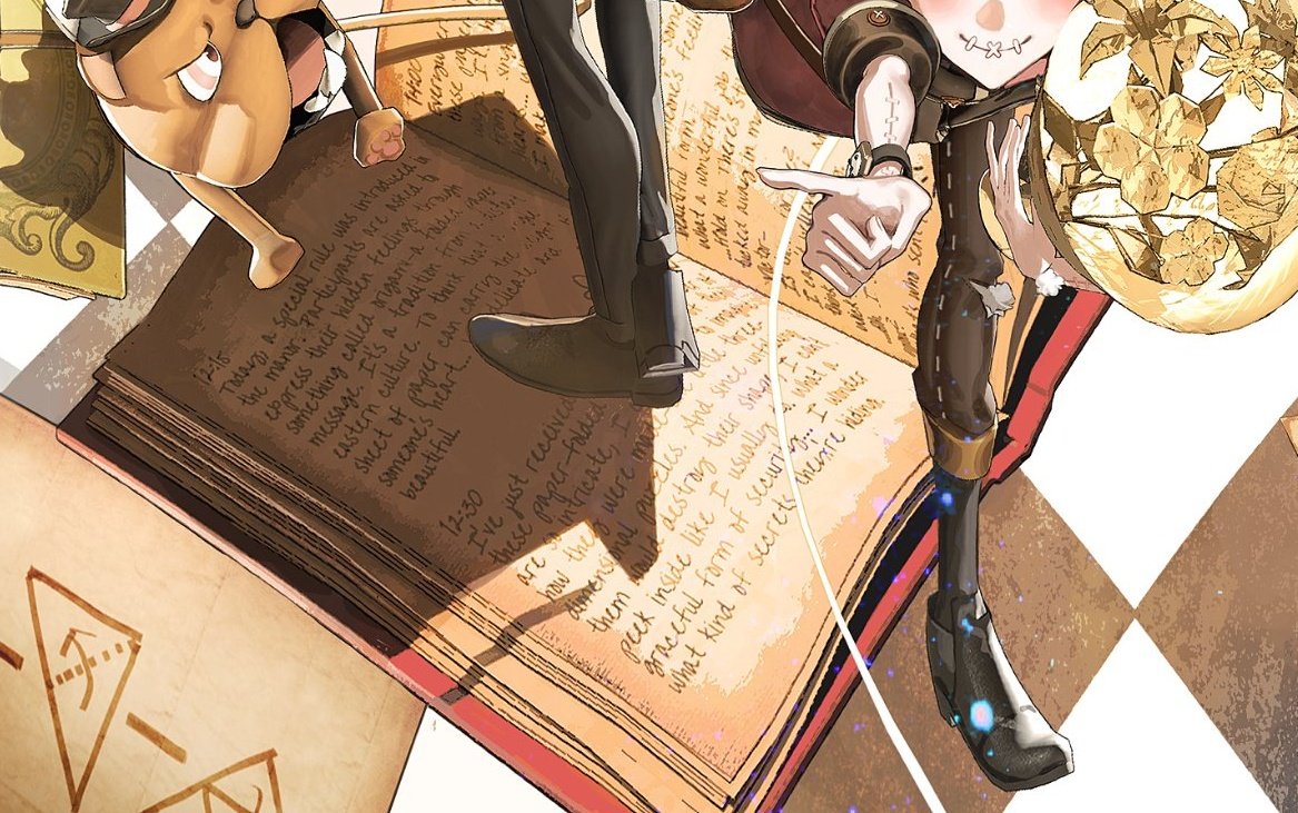 victor's diary:
12:15
Today a special new rule was introduced to the manor. Participants are asked to express their hidden feelings though something called origami - a folded paper message. Its a tradition from a distant Eastern culture. To think that a single sheet of paper 1/3