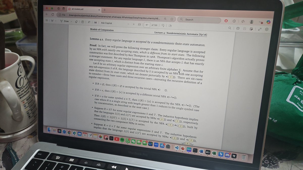Budiman Sudjatmiko (IG: kelasinspirasibudiman) (@budimandjatmiko) on Twitter photo Selama liburan di Indonesia, putriku sedang menyiapkan diri utk ambil kuliah "Algorithm & Models of Computation" u/ semester depan di Teknik Elektro & Komputer, Univ. Zhejiang (<a href="/ZJU_China/">Zhejiang University</a>) Selama liburan di Indonesia, putriku sedang menyiapkan diri utk ambil kuliah "Algorithm & Models of Computation" u/ semester depan di Teknik Elektro & Komputer, Univ. Zhejiang (<a href="/ZJU_China/">Zhejiang University</a>)