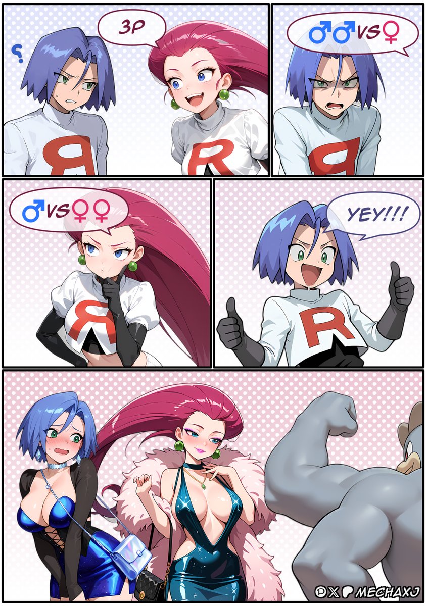 MechaXj's tweet photo. hehe I saw this Meme and I have to do it  XD #teamrocket #Crossdressing #trap #femboy #meme https://t.co/EEhdy7HqGp