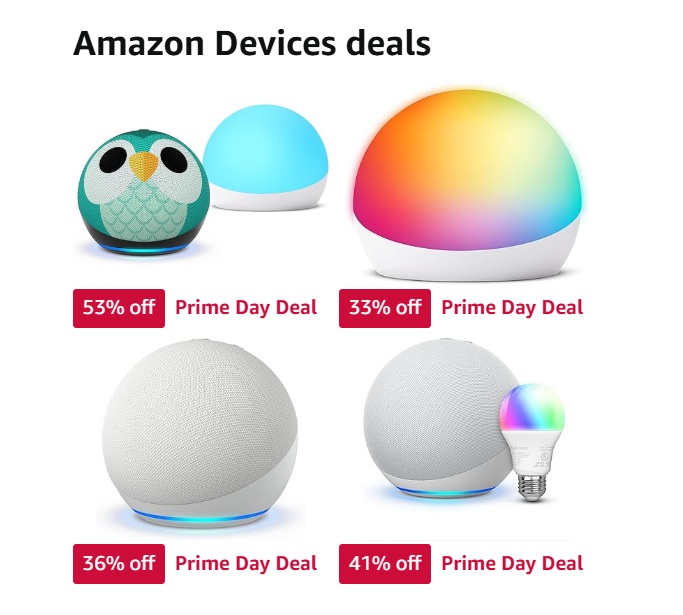 Massive Price Drop on Amazon Devices.
Save up to 60% on Echo, Fire TV, Kindle, Ring &amp; more.
Smart tech, smarter prices.
👉 amzn.to/3Im92Gs
#PrimeDay #AmazonDevices #Deals #ad