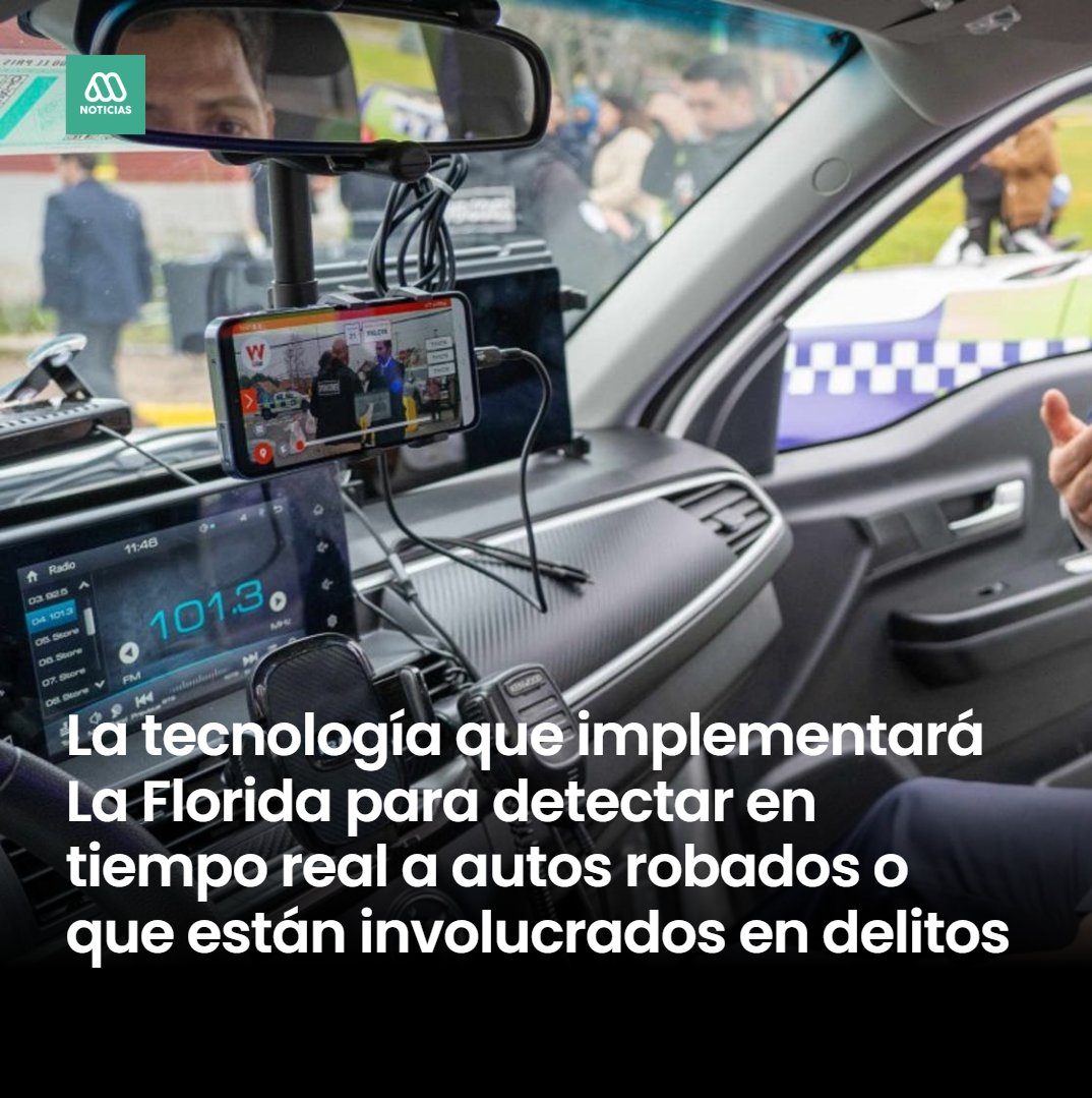 meganoticiascl's tweet photo. La Municipalidad de La Florida presentó nuevos dispositivos tecnológicos, que buscan ser un apoyo a los trabajos de fiscalizaciones de los inspectores de la comuna, detectando automóviles que puedan estar vinculados a delitos. https://t.co/nw3woSxC1B
