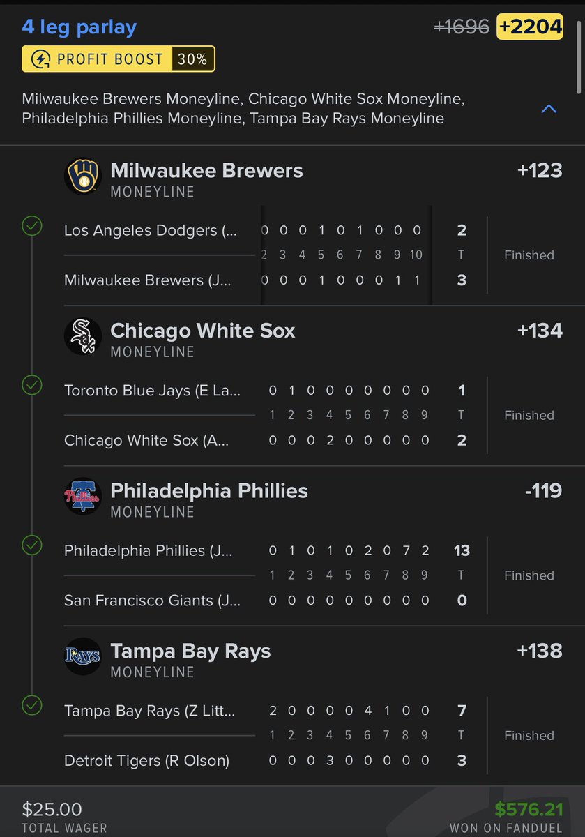 RyosRRs's tweet photo. 7-9-25

Two days in a row with a winning parlay ✅✅✅ https://t.co/Nw68ZcNoez