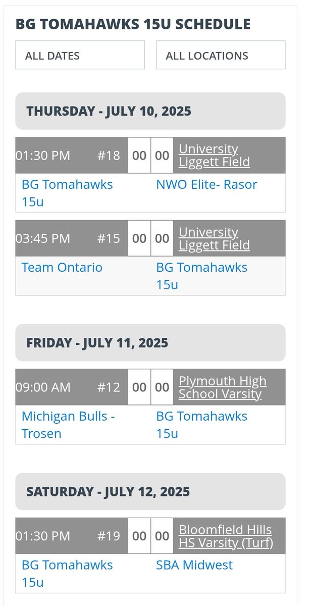 Coach Keen (@coach_keen13) on Twitter photo The <a href="/BG_Tomahawks15u/">Battle Ground Tomahawks 15u</a> are back in action this week at the <a href="/PBRTournaments/">Prep Baseball Tournaments</a> Michigan Summer Championships at some big time programs in the Detroit area. The <a href="/BG_Tomahawks15u/">Battle Ground Tomahawks 15u</a> are back in action this week at the <a href="/PBRTournaments/">Prep Baseball Tournaments</a> Michigan Summer Championships at some big time programs in the Detroit area.