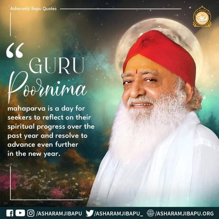 💐Wishing you all a very happy #गुरुपूर्णिमा 💐

Great Sant Shri Asharamji Bapu explains Gurupurnima is the day where Disciples express their gratitude and celebrate Eternal Bond &amp; felling thankful for Guru's 
Divine Guidance .