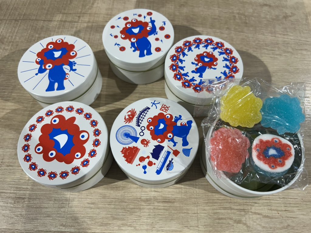 way_tenri's tweet image. みどり製菓さん「ミャクミャクゼリー缶」入荷しました!
midoriseika.com/SHOP/a052.html
全5種類3Dミャクミャクゼリーが入ってたら大当たり🎯
#大阪・関西万博
#EXPO2025
#ミャクミャク