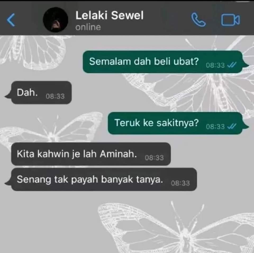 Semudah itu lelaki.