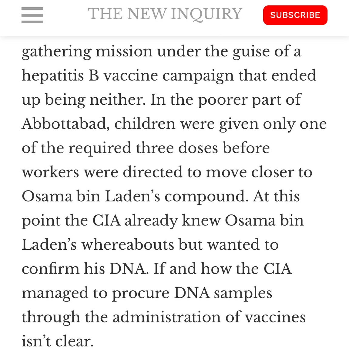 that’s right, I wrote about the campaign when it culminated in attacks on health workers administering vaccines. among the death toll of the WOT is all those who died bc vaccine campaigns in Pakistan were halted as a result thenewinquiry.com/prescription-s…