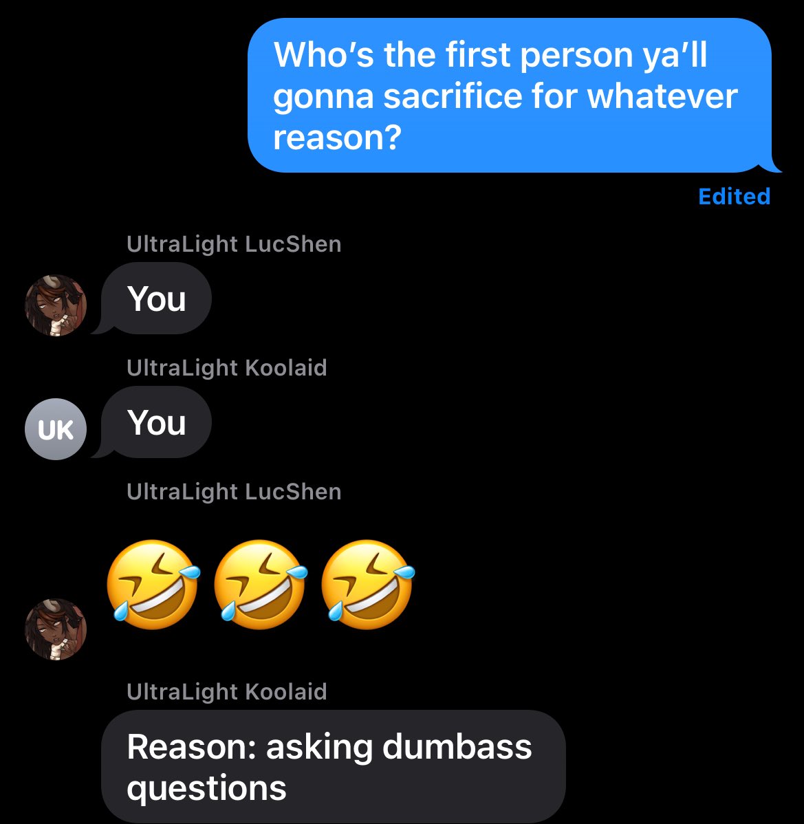 Its all love in the UltraLight HQ

<a href="/DaWhatDoFitness/">uL Rose</a> <a href="/LucShenVT/">Vibing Spooder</a> <a href="/xbigkoolaidx/">BigKoolAid</a>