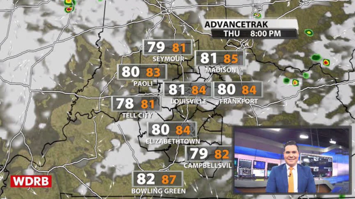 THURSDAY PLANNER: When and where a couple storms pop up on the WDRB Weather App... bit.ly/2LPACui apple.co/2R7CmoG