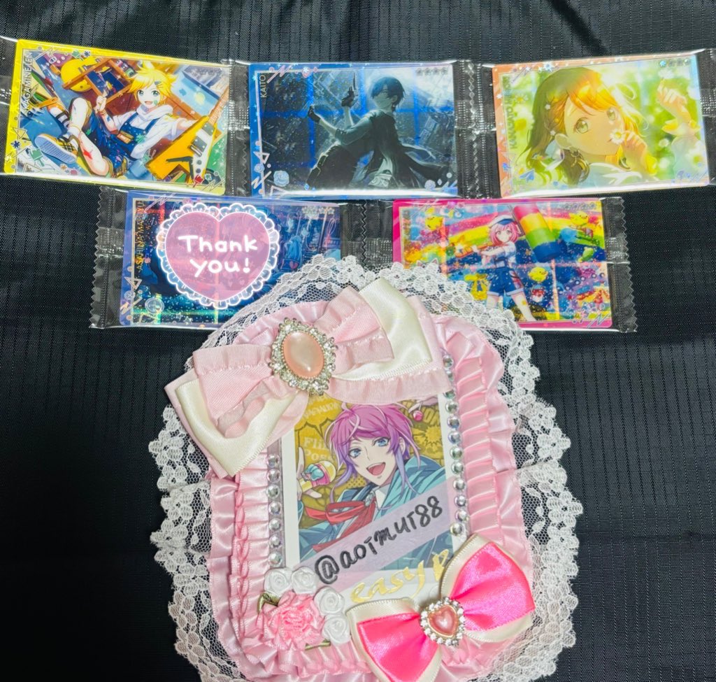 交換

プロセカ ウエハース 10

【譲】レン.KAITO.みのり.えむ

【求】同異種冬弥&gt;彰人

彰人は冬弥と同時で求めております

スリーブに入れ替えてのお渡し⭕️
郵送or横浜手渡し
検索からもお気軽にお声掛けください