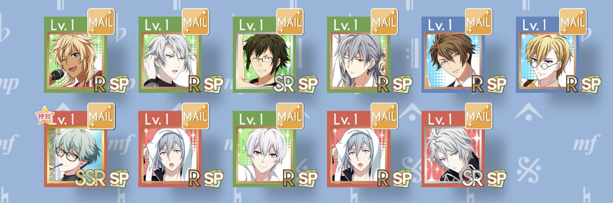 アイナナ👓イベントは
半額で悠ちゃん来てくれたのでこれで今回はここでガシャは終わり
出来る子だよ
ありがとう😊
この悠ちゃんは可愛いね❤️