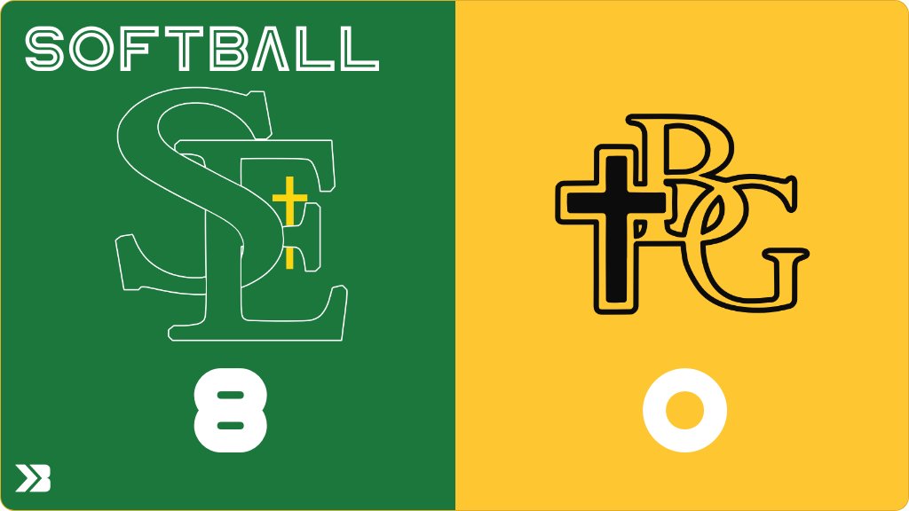 Softball (Varsity) Score Posted - Class 1A - Region 7 - Bishop Garrigan Golden Bears lose to St. Edmond Gaels 8-0. gobound.com/ia/ighsau/soft…