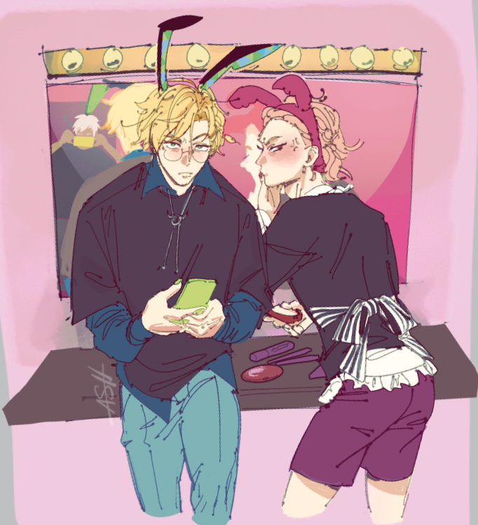 1908_fm's tweet image. :3c mammon&apos;s bothering them
#obeymefanart #obeymesatan #obeymeasmodeus