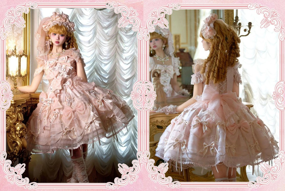 42lolita_'s tweet image. {Lolita New Release}

Natural high waist elongates the legs, back drawstring cinches the waist perfectly… every detail is just right! ✨🎀👑

Purchase link: 42lolita.com/collections/20…

#SweetLolita #LolitaJSK #PrincessStyle #LolitaFashion #Fairycore #LolitaAccessories