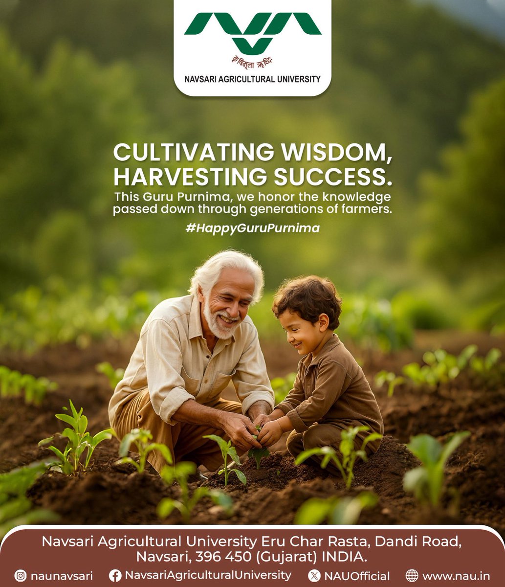 Navsari Agricultural University (@nauofficial) on Twitter photo 