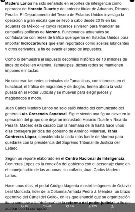 GRIN_RR's tweet photo. ¿Me ayudan a viralizar el artículo de @hdemauleon que las “autoridades” de Tamaulipas quieren censurar?
No nos van a callar.
#noalacensura 
#LibertadDeExpresión https://t.co/i2Me8XwzVM
