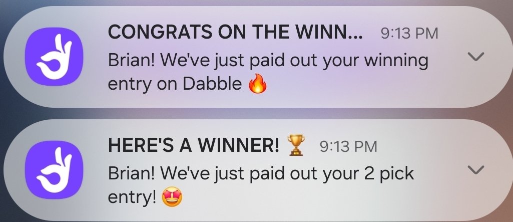 BetsandWeights's tweet image. Still cooking using the tools from @prop_professor. Best day yet arbing since starting and hit a couple simple slips on Dabble with the Optimizer for a little extra fun to! Click the link in my bio to try it for yourself and ise code BETSANDWEIGHTS for 25% off your first month