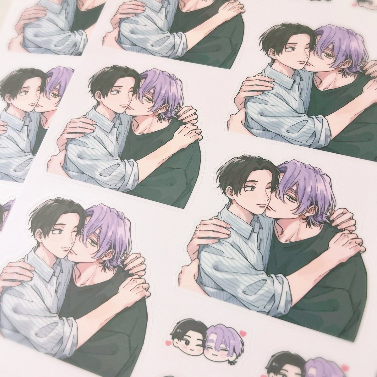 とわはるシール届いた〜かわいい☺️サイン書いていきます！