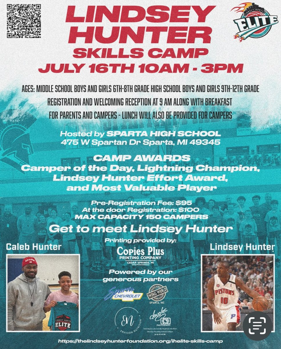 The Lindsey Hunter Elite Skills Camp tweet media