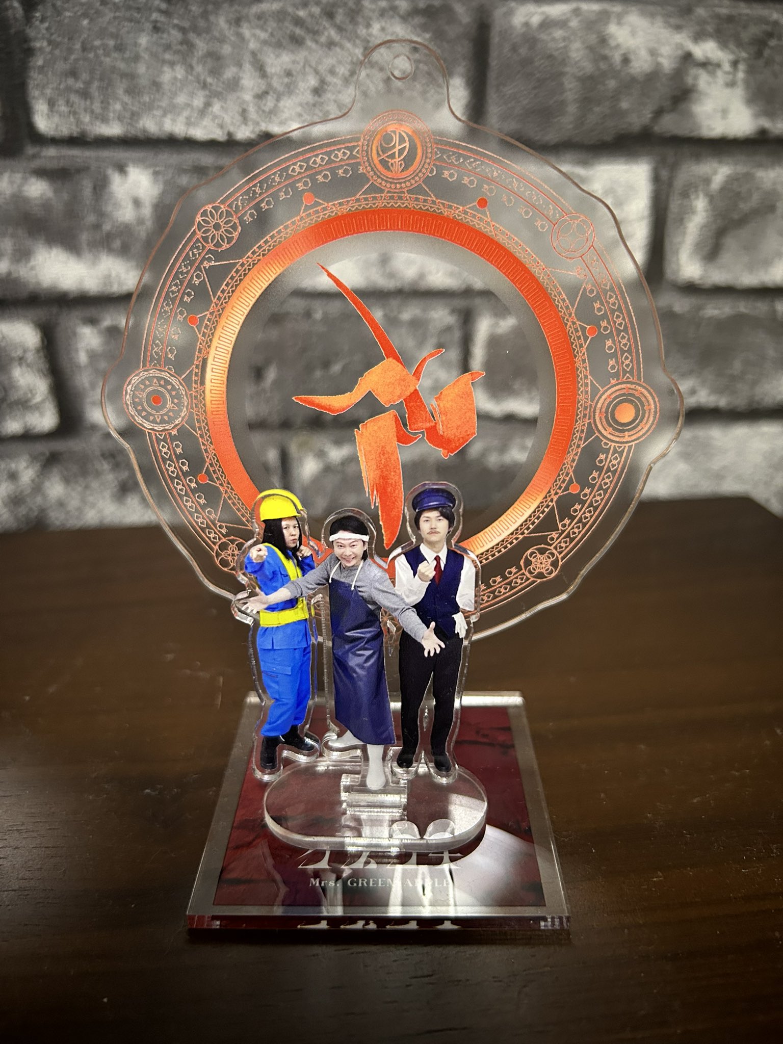 ミセスグリーンアップル　クスシキ　アクスタキーホルダー　３人一緒 ミセスグリーンアップル クスシキ アクリルスタンドキーホルダー