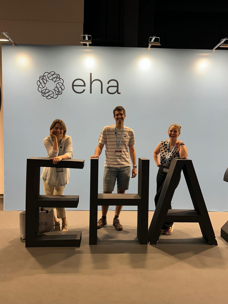 Still buzzing from #EHA2025 in Milan🇮🇹I had the chance to give an oral presentation on our work on KAT7-mediated epigenetic reprogramming in SETBP1-driven leukemia, a big postdoc milestone. Grateful for the thoughtful questions, great science &amp; reconnecting with old friends. 🧬👩‍🔬