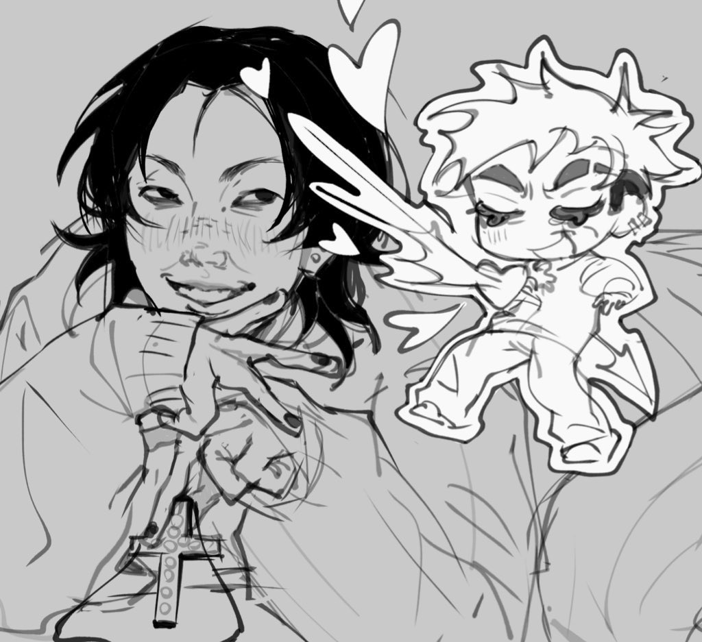 gutxcel's tweet image. I kind of liked da sketch more but its okaaaayyyy