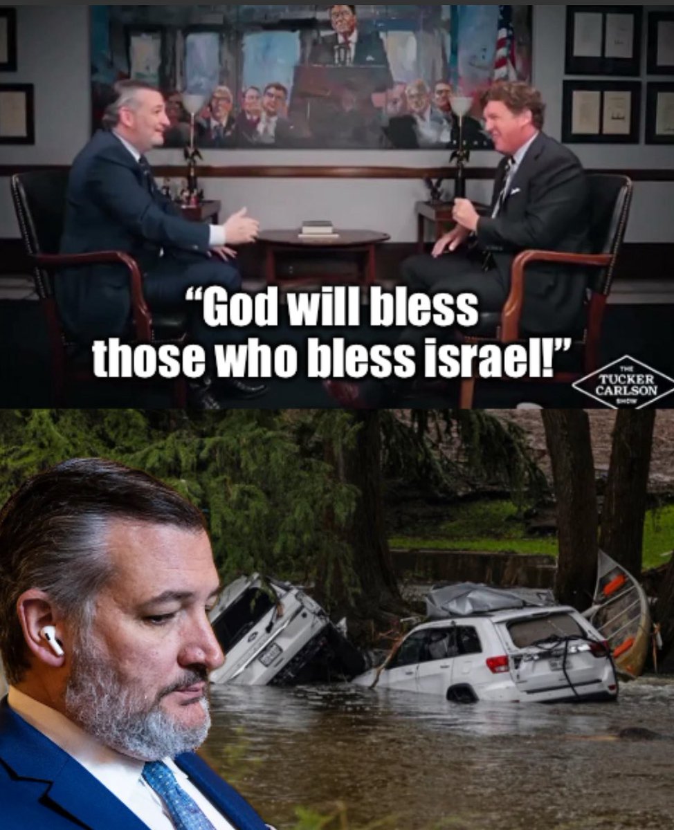 Cayotic_Prophet's tweet photo. @tadgh_dc What's infuriating is that #TraitorTed praises them on the 4th of July, which he couldn't spend in country, then shills $250 Billion for them, as opposed to the flood victims? π€¬ https://t.co/dEXWsYJFFb