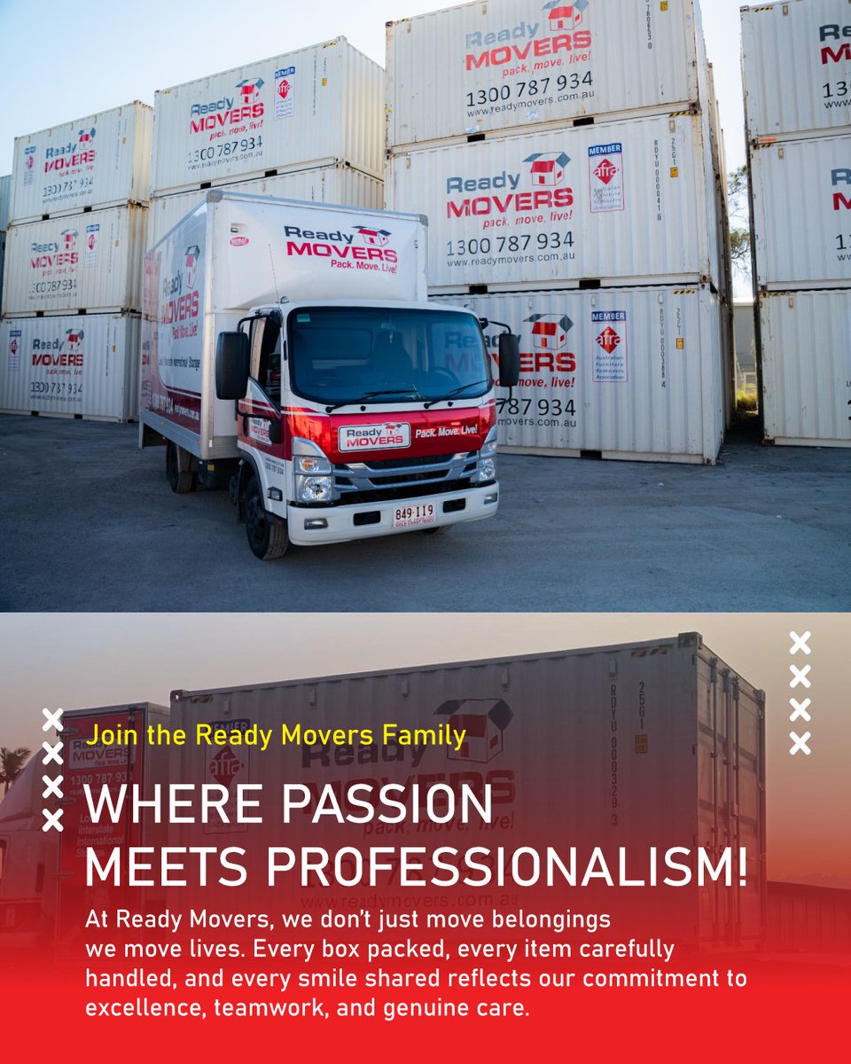 readymoverstsv's tweet image. Join Ready Movers — a team that values hard work, respect &amp;amp; growth. Make a difference daily and build your career with us! 🚚✨ #READYMOVERS #JOINOURTEAM