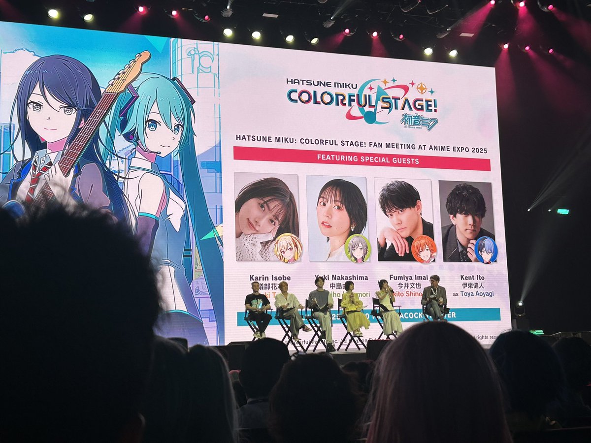 tinyresa's tweet photo. some more moments from the AX prsk panel! #CSTatAX2025 #AX25CST https://t.co/oSL8BTJgKT