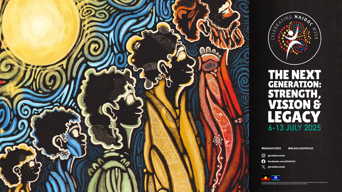 🎉 𝗖𝗲𝗹𝗲𝗯𝗿𝗮𝘁𝗶𝗻𝗴 𝗡𝗮𝘁𝗶𝗼𝗻𝗮𝗹 𝗡𝗔𝗜𝗗𝗢𝗖 𝗪𝗲𝗲𝗸 𝟮𝟬𝟮𝟱!

Visit naidoc.org.au for more information, resources, and events near you.

#NAIDOCWeek2025 #TMAACelebratesNAIDOC #StrengthVisionLegacy