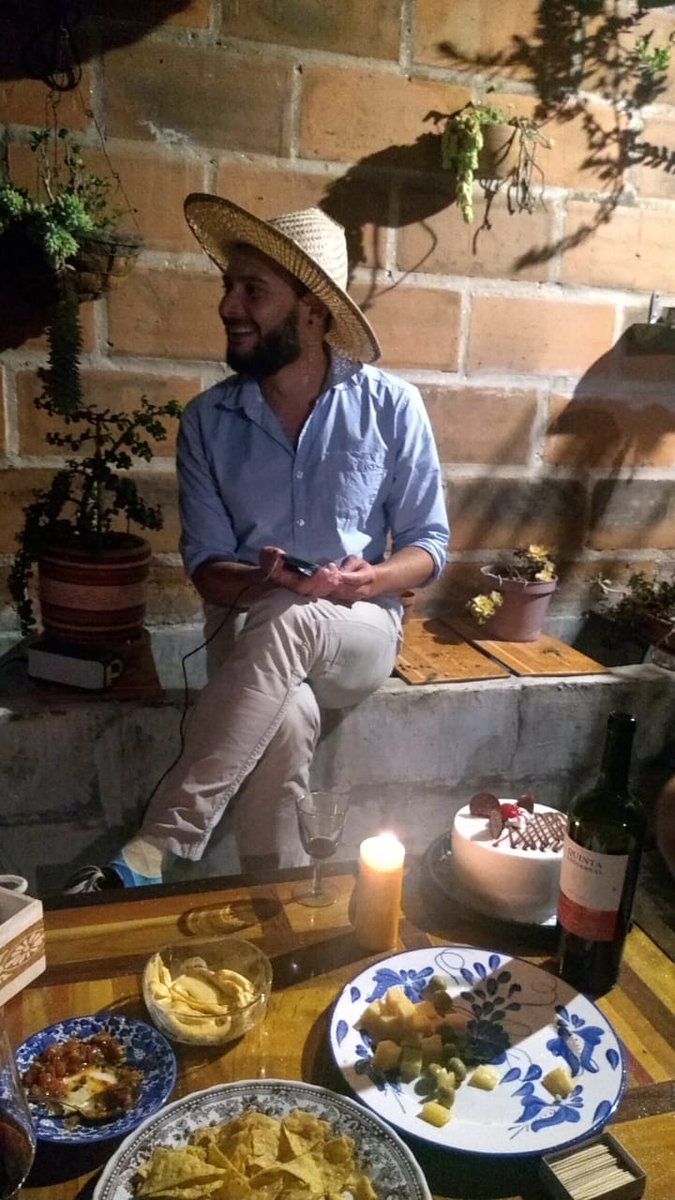 Una noche hermosa en el Tambo.