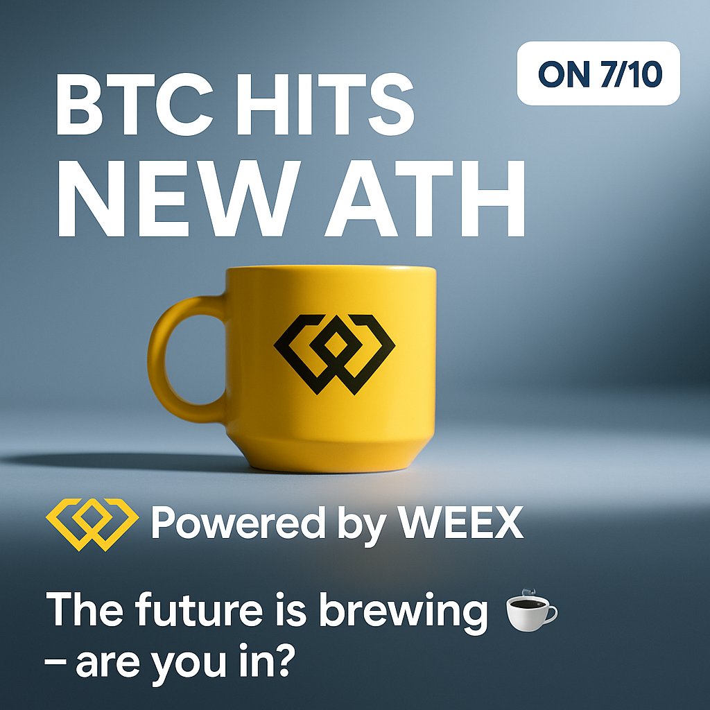 WEEX (@weex_official) on Twitter photo ๐ Good morning, traders!
๐ #Bitcoin smashes a new ATH โ $112,000! ๐ฅ
๐ WEEX users are winning big โ are you in?
๐ To celebrate, we're giving away $500 in #BTC
25 winners = $50 each
How to enter:
1๏ธโฃ Follow <a href="/WEEX_Official/">WEEX</a>
2๏ธโฃ Like + RT + Tag 3 friends
3๏ธโฃ Comment your WEEX UID ๐ Good morning, traders!
๐ #Bitcoin smashes a new ATH โ $112,000! ๐ฅ
๐ WEEX users are winning big โ are you in?
๐ To celebrate, we're giving away $500 in #BTC
25 winners = $50 each
How to enter:
1๏ธโฃ Follow <a href="/WEEX_Official/">WEEX</a>
2๏ธโฃ Like + RT + Tag 3 friends
3๏ธโฃ Comment your WEEX UID