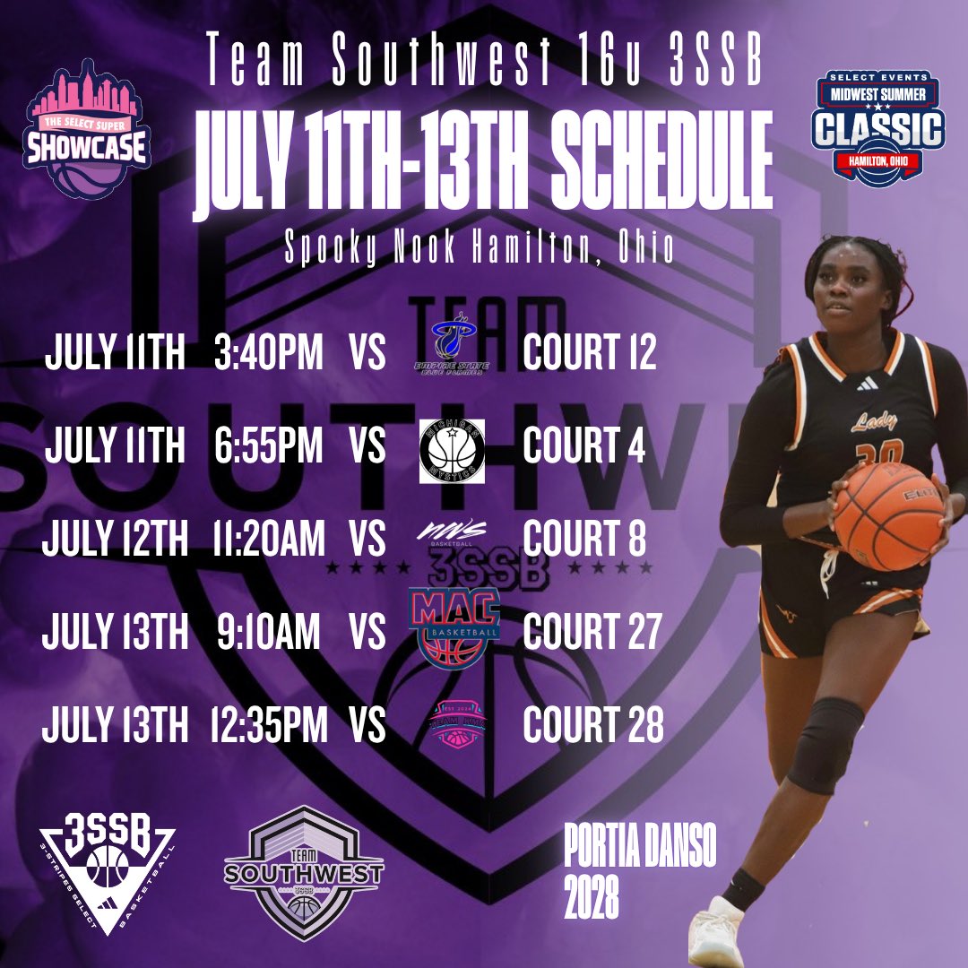 Ohio Live Period schedule is set
Hope to see you!
<a href="/SW_Select3SSB/">SWSelect3SSB</a>